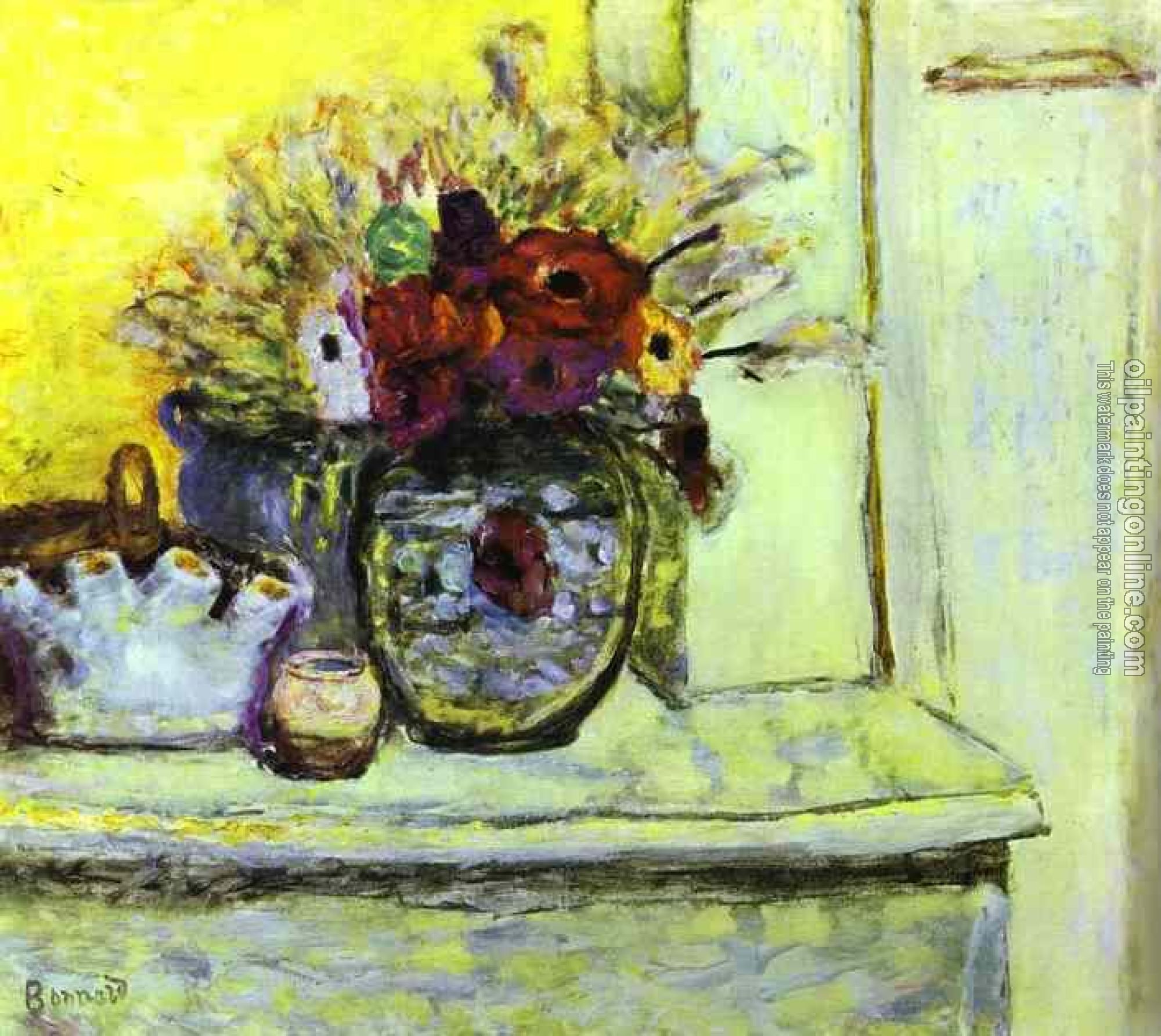 Pierre Bonnard - Vase with Anemonies and Empty Vase